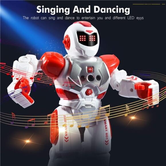 RCSmart RobotToys for Kids,Intelligent ProgrammableRobot with InfraredController - Picture 5 of 7